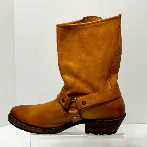 Vintage Shoe Company tan harness boot Eliza size 7 - Picture 3 of 15
